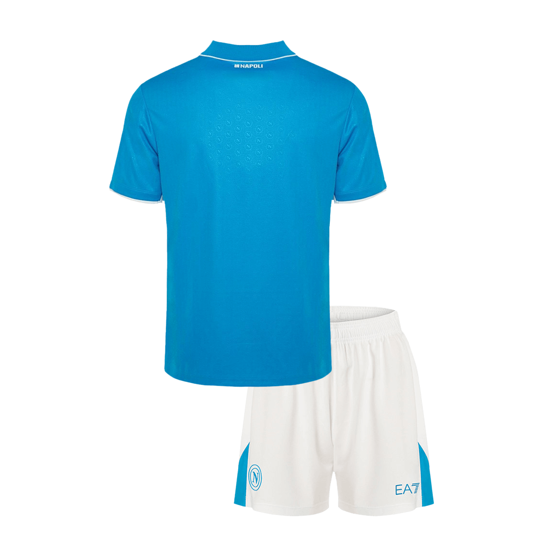 Kids Napoli Home Soccer Jersey Kit (Jersey+Shorts) - Pro Jersey Shop