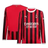 Men's AC Milan Home Long Sleeves Soccer Jersey Shirt 2024/25 - Fan Version - Pro Jersey Shop