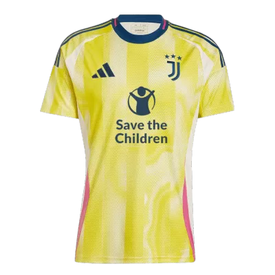 Men's Juventus Away Soccer Jersey Shirt 2024/25 Save The Children Sponsor- Fan Version - Pro Jersey Shop