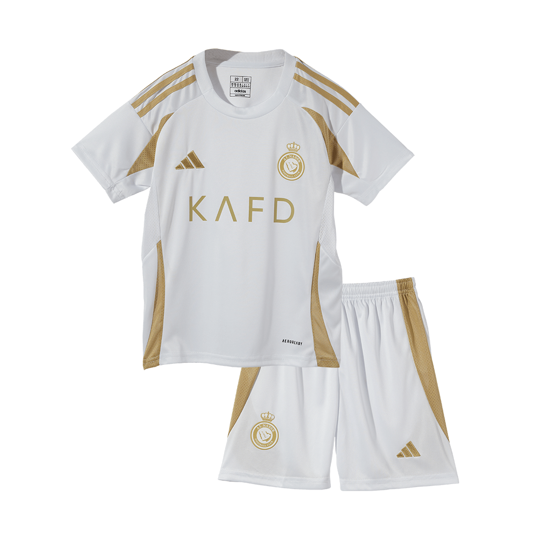 Kids Al Nassr Third Away Soccer Jersey Kit (Jersey+Shorts) - Pro Jersey Shop