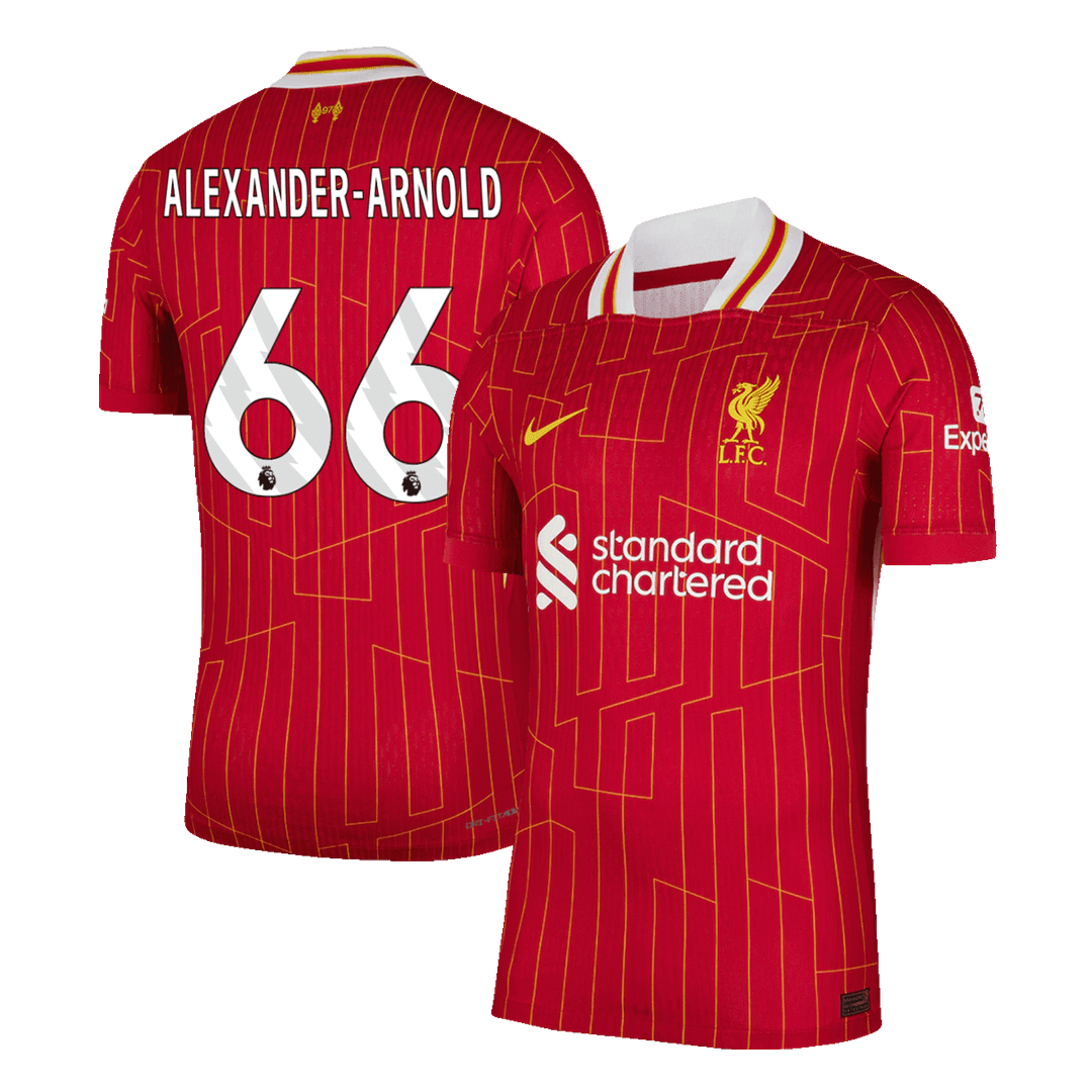 Men's Authentic ALEXANDER-ARNOLD #66 Liverpool Home Soccer Jersey Shirt - Player Version - Pro Jersey Shop