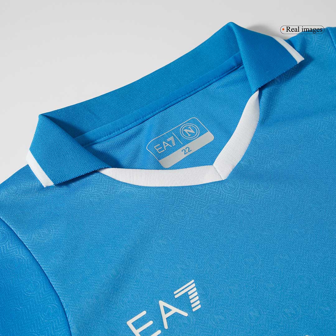 Kids Napoli Home Soccer Jersey Kit (Jersey+Shorts) - Pro Jersey Shop