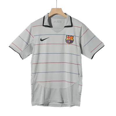 Men's Retro 2003/04 Barcelona Away Soccer Jersey Shirt - Pro Jersey Shop