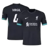 Men's Authentic VIRGIL #4 Liverpool Away Soccer Jersey Shirt 2024/25 - Player Version - Pro Jersey Shop