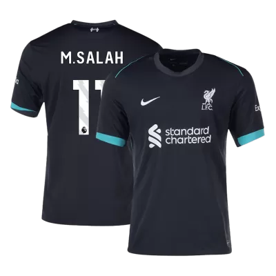 Premium Quality Men's M.SALAH #11 Liverpool Away Soccer Jersey Shirt 2024/25 - Fan Version - Pro Jersey Shop