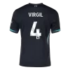 Premium Quality Men's VIRGIL #4 Liverpool Away Soccer Jersey Shirt 2024/25 - Fan Version - Pro Jersey Shop