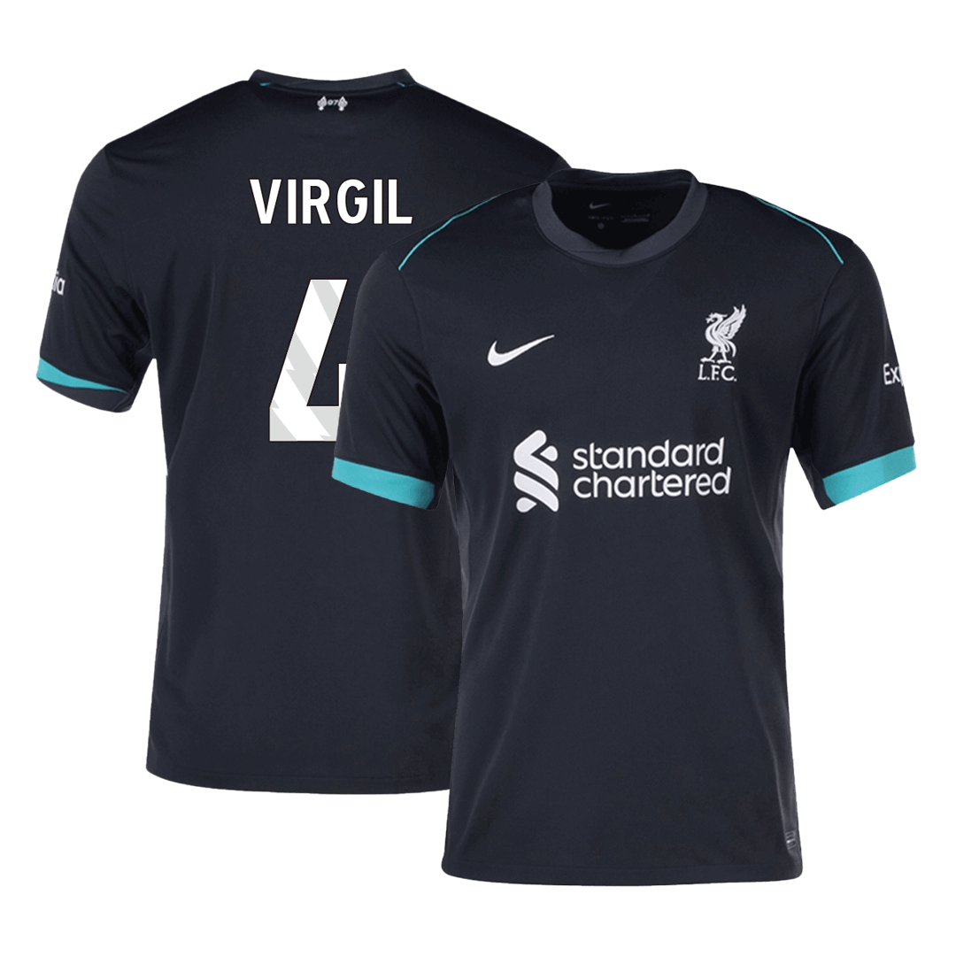 Liverpool VIRGIL #4 Away Soccer Fan Jersey - Pro Jersey Shop