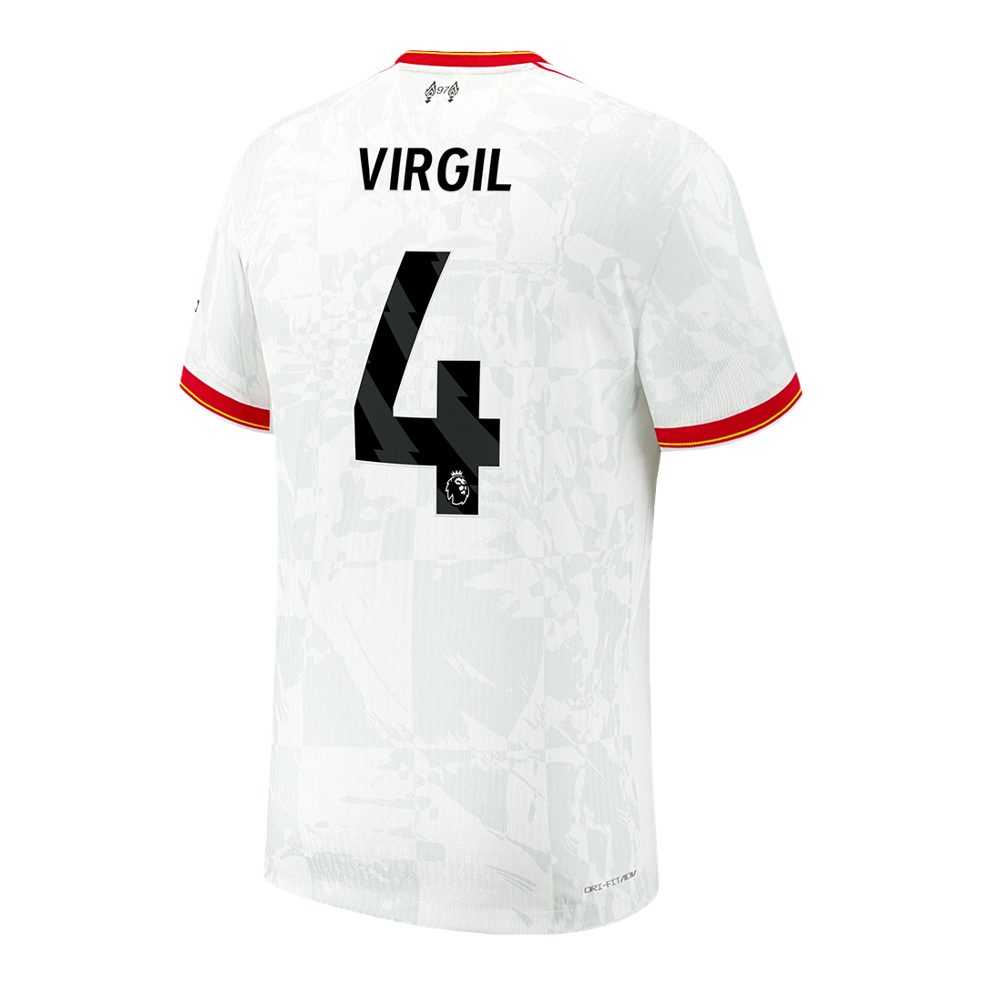 Men's Authentic VIRGIL #4 Liverpool Third Away Soccer Jersey Shirt - Player Version - Pro Jersey Shop