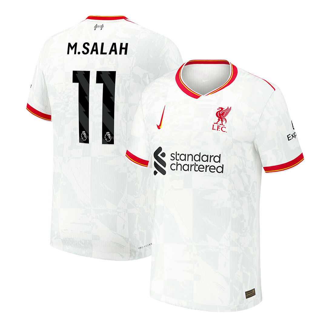 Men's Authentic M.SALAH #11 Liverpool Third Away Soccer Jersey Shirt - Player Version - Pro Jersey Shop