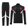 Men's Manchester United Training Jacket Kit (Jacket+Pants) 2024/25 -Black - Pro Jersey Shop