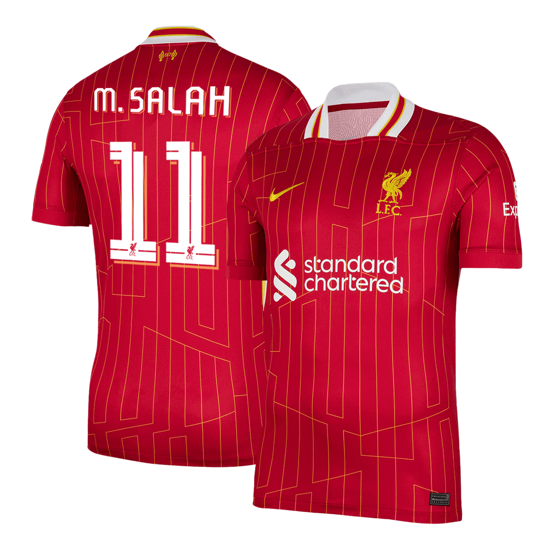 UCL Men's M.SALAH #11 Liverpool Home Soccer Jersey Shirt - Fan Version - Pro Jersey Shop
