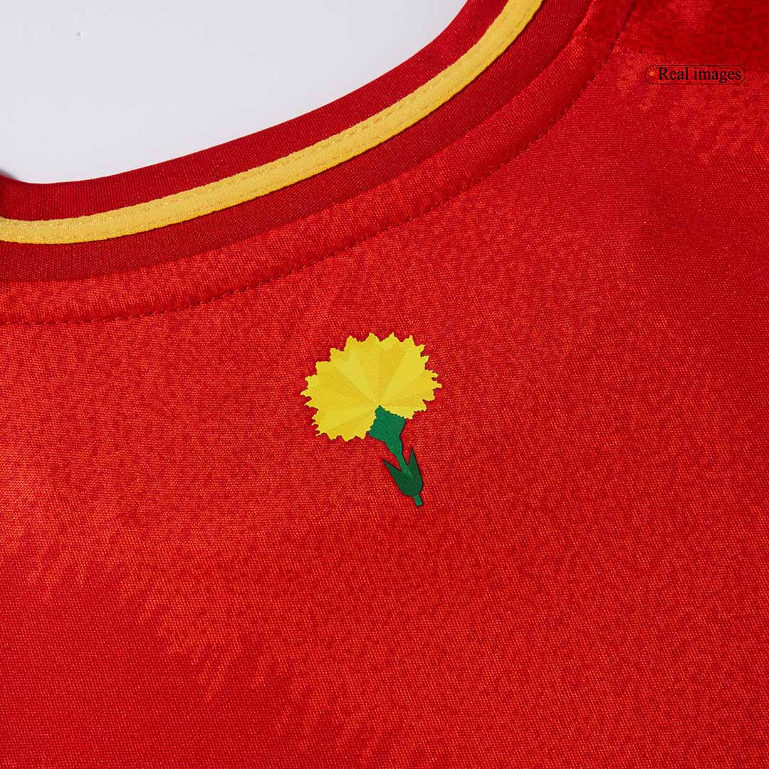 Premium Quality Kids's Spain Home Soccer Jersey Kit (Jersey+Shorts) Euro Euro - Pro Jersey Shop