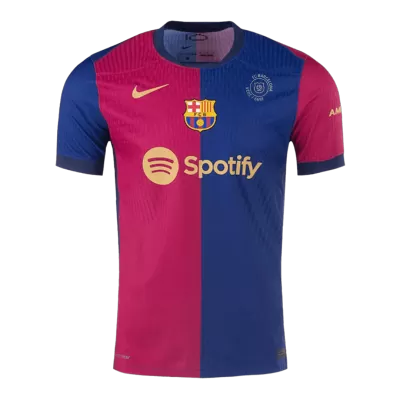 Men's Authentic Barcelona 125th Anniversary Home Soccer Jersey Shirt 2024/25 - Player Version - Pro Jersey Shop