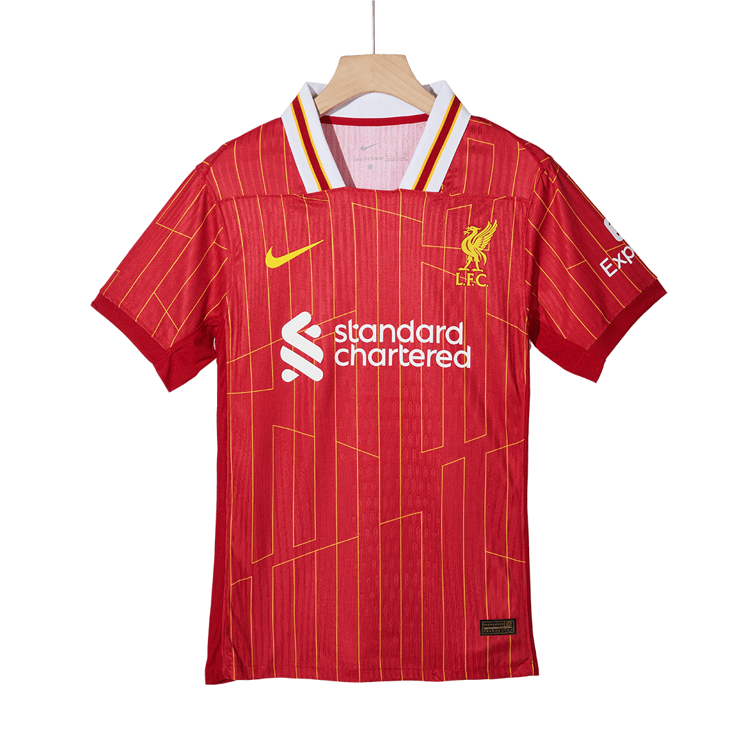 Men's Authentic Liverpool Home Soccer Jersey Shirt - Player Version - Pro Jersey Shop