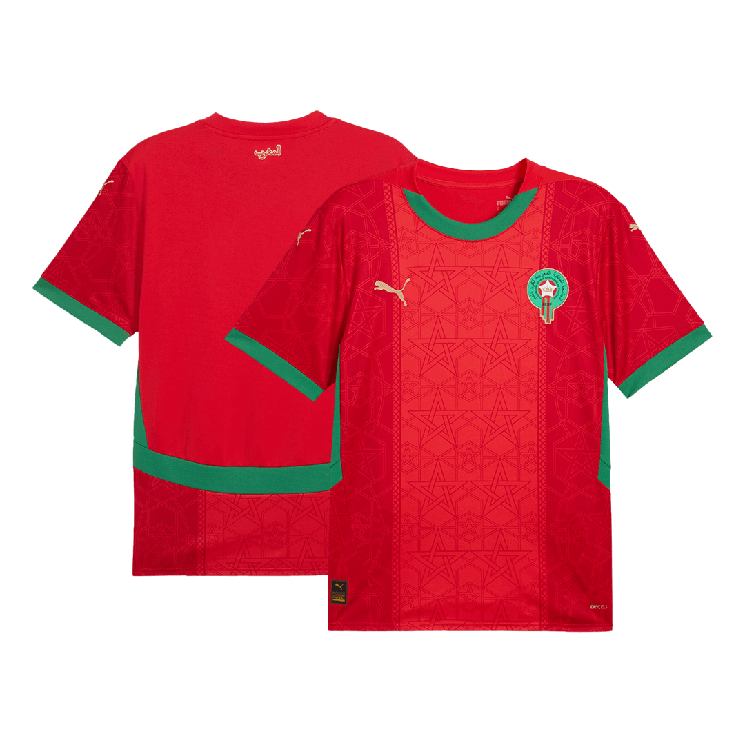 Men's Morocco  Home Soccer Jersey Shirt - Fan Version - Pro Jersey Shop