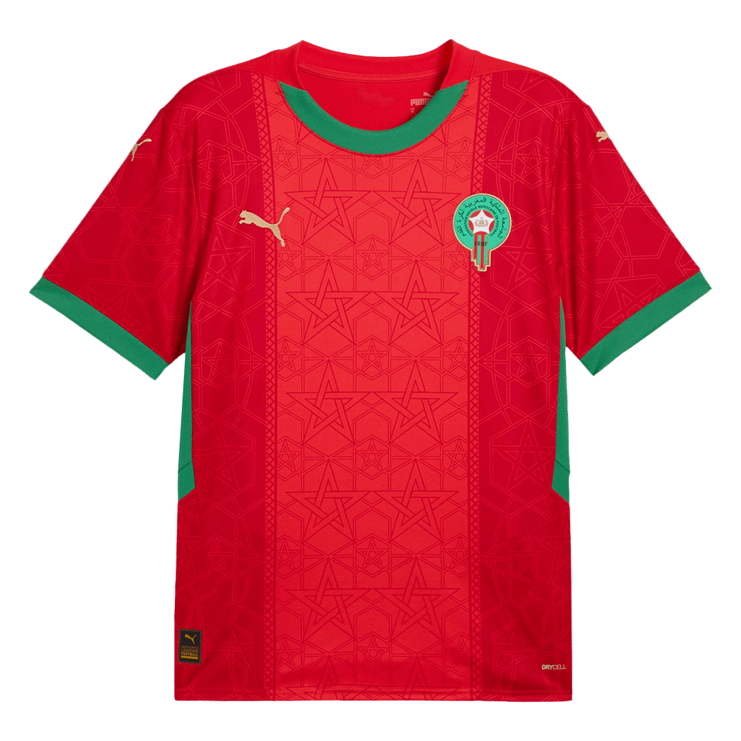 Men's Morocco  Home Soccer Jersey Shirt - Fan Version - Pro Jersey Shop