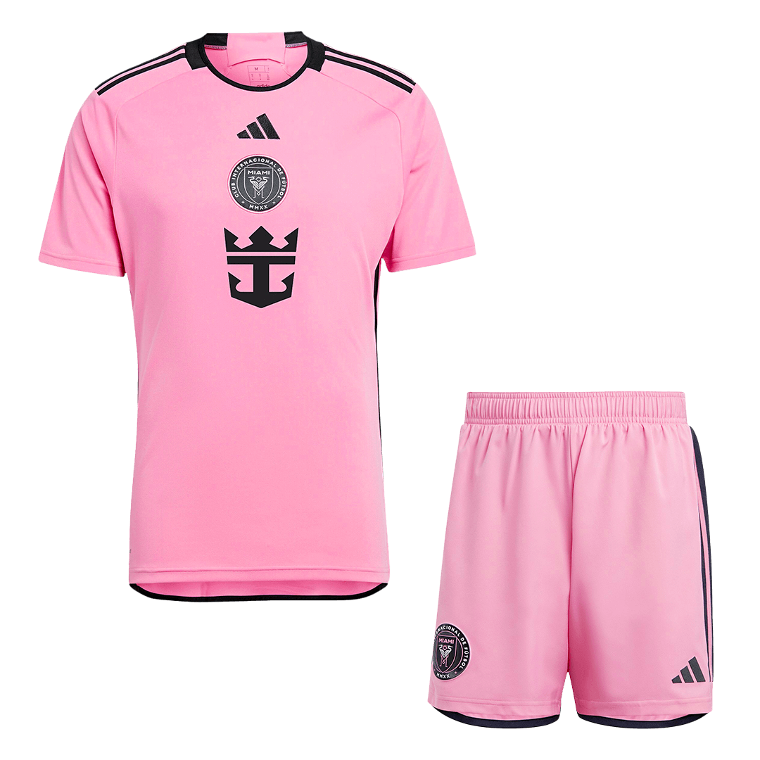 Premium Quality Men's Inter Miami CF Home Soccer Jersey Kit (Jersey+Shorts) - Pro Jersey Shop
