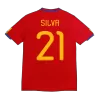 Men's Retro 2010 World Cup SILVA #21 Spain Home Soccer Jersey Shirt - Pro Jersey Shop