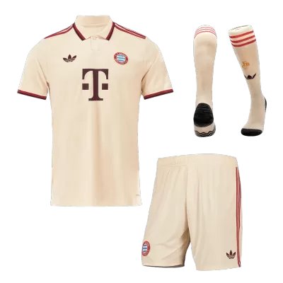 UCL Men's Bayern Munich Third Away Soccer Jersey Whole Kit (Jersey+Shorts+Socks) 2024/25 - Pro Jersey Shop