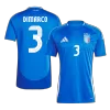 Premium Quality Men's DIMARCO #3 Italy Home Soccer Jersey Shirt Euro 2024 - Fan Version - Pro Jersey Shop