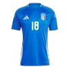 Premium Quality Men's BARELLA #18 Italy Home Soccer Jersey Shirt Euro 2024 - Fan Version - Pro Jersey Shop