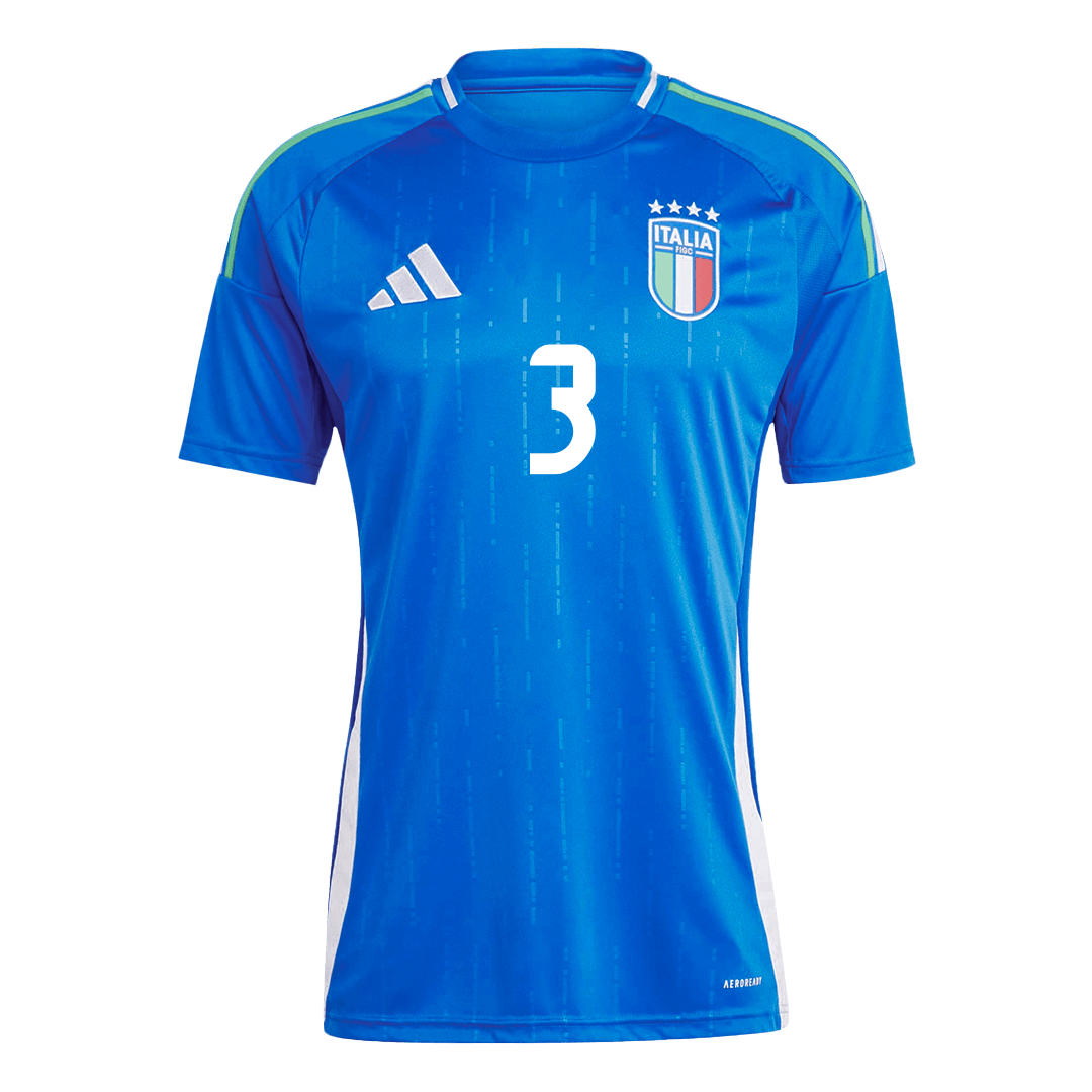 Premium Quality Men's DIMARCO #3 Italy Home Soccer Jersey Shirt Euro - Fan Version - Pro Jersey Shop