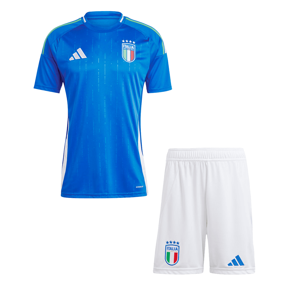 Premium Quality Men's Italy Home Soccer Jersey Kit (Jersey+Shorts) Euro Euro - Pro Jersey Shop