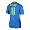 Premium Quality Men's RAPHINHA #11 Brazil Away Soccer Jersey Shirt COPA AMÉRICA 2024 - Fan Version - Pro Jersey Shop