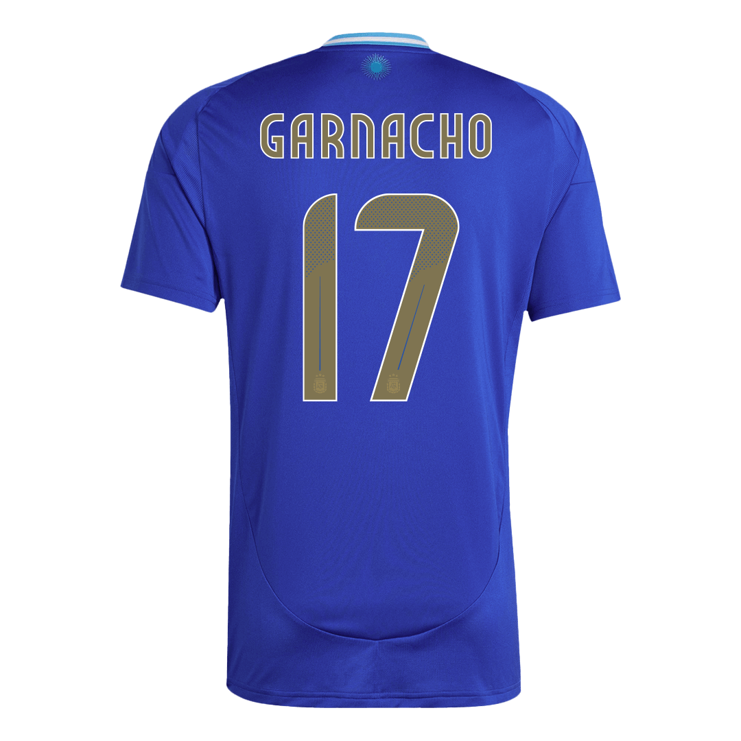 Premium Quality Men's GARNACHO #17 Argentina Away Soccer Jersey Shirt - Fan Version - Pro Jersey Shop
