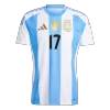 Premium Quality Men's GARNACHO #17 Argentina Home Soccer Jersey Shirt 2024 - Fan Version - Pro Jersey Shop