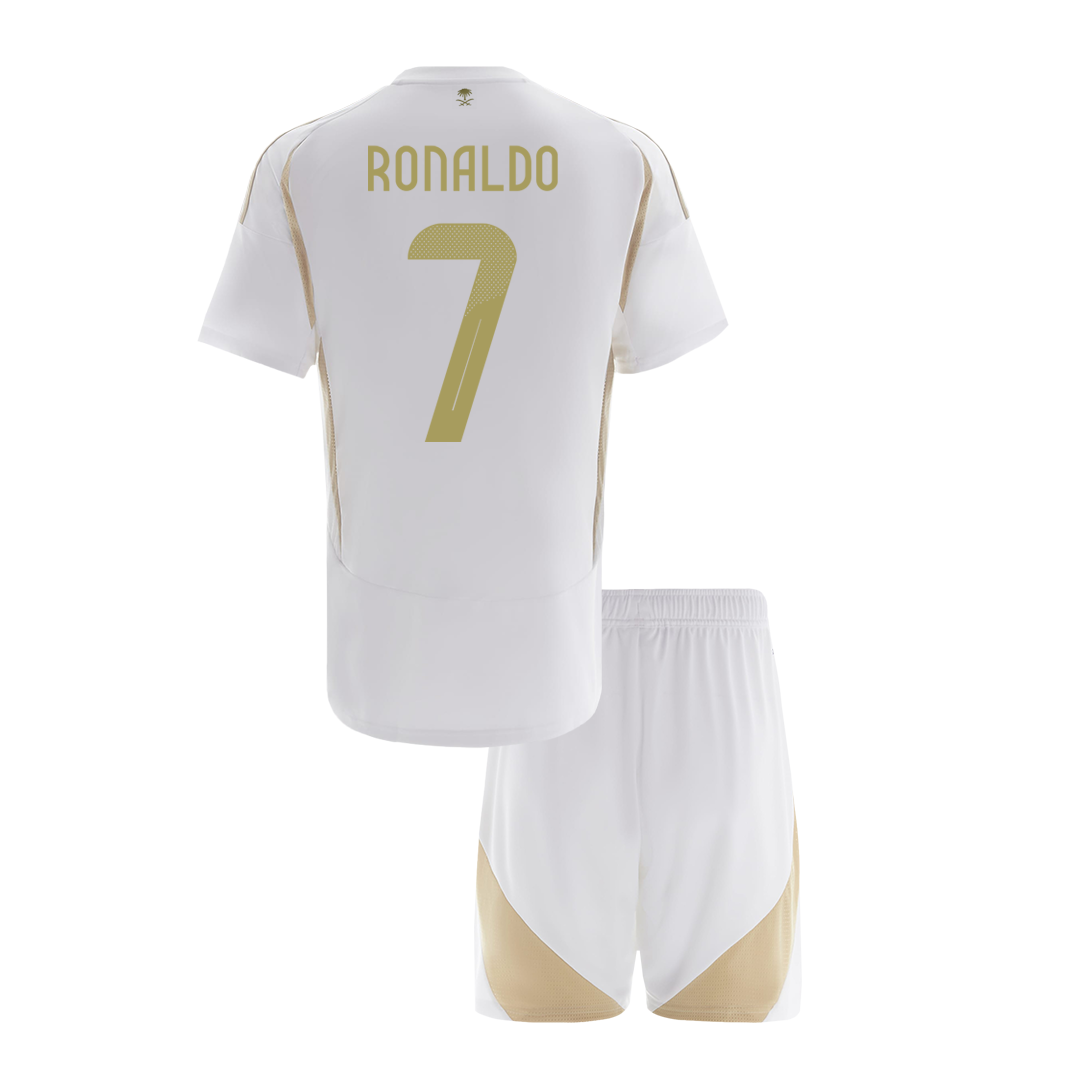 ACL Kids RONALDO #7 Al Nassr Third Away Soccer Jersey Kit (Jersey+Shorts) - Pro Jersey Shop