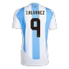 Premium Quality Men's J.ALVAREZ #9 Argentina Home Soccer Jersey Shirt 2024 - Fan Version - Pro Jersey Shop