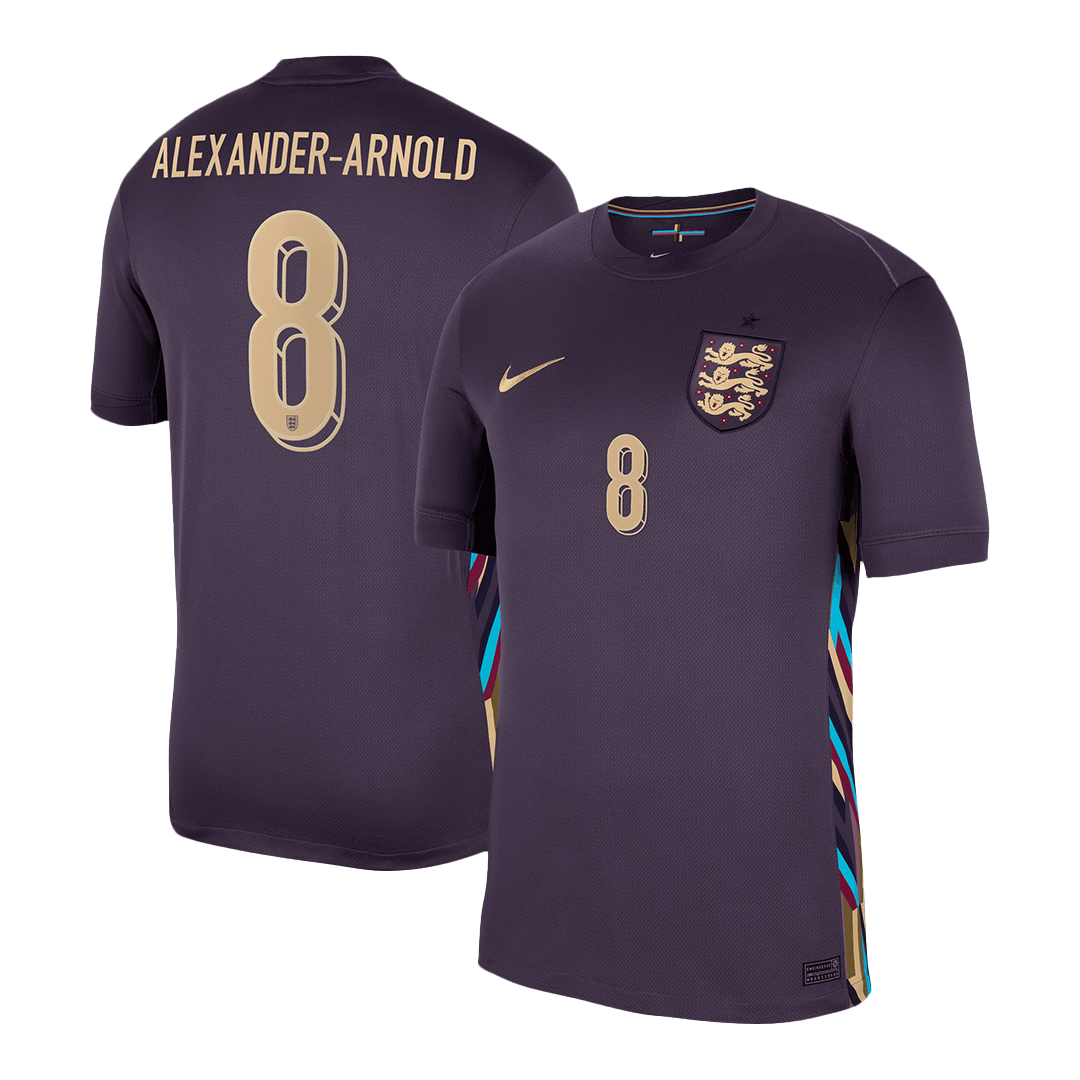 Premium Quality Men's ALEXANDER-ARNOLD #8 England Away Soccer Jersey Shirt Euro - Fan Version - Pro Jersey Shop