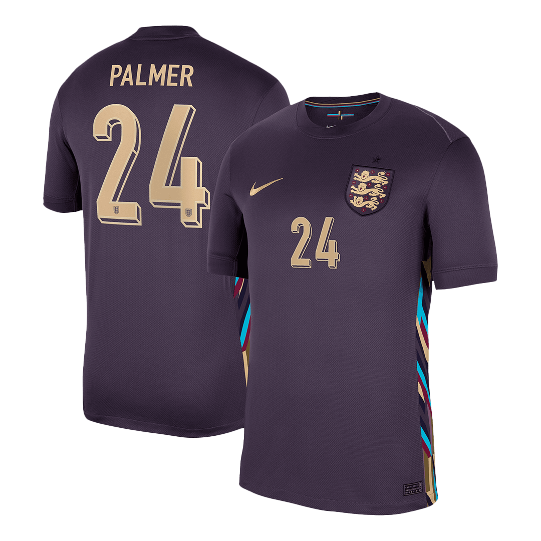 Premium Quality Men's PALMER #24 England Away Soccer Jersey Shirt Euro - Fan Version - Pro Jersey Shop