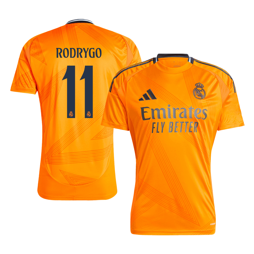 Premium Quality Men's RODRYGO #11 Real Madrid Away Soccer Jersey Shirt - Fan Version - Pro Jersey Shop