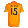 Men's Authentic ARDA GÜLER #15 Real Madrid Away Soccer Jersey Shirt 2024/25 - Player Version - Pro Jersey Shop