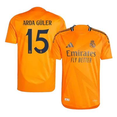 Men's Authentic ARDA GÜLER #15 Real Madrid Away Soccer Jersey Shirt 2024/25 - Player Version - Pro Jersey Shop