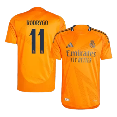 Men's Authentic RODRYGO #11 Real Madrid Away Soccer Jersey Shirt 2024/25 - Player Version - Pro Jersey Shop