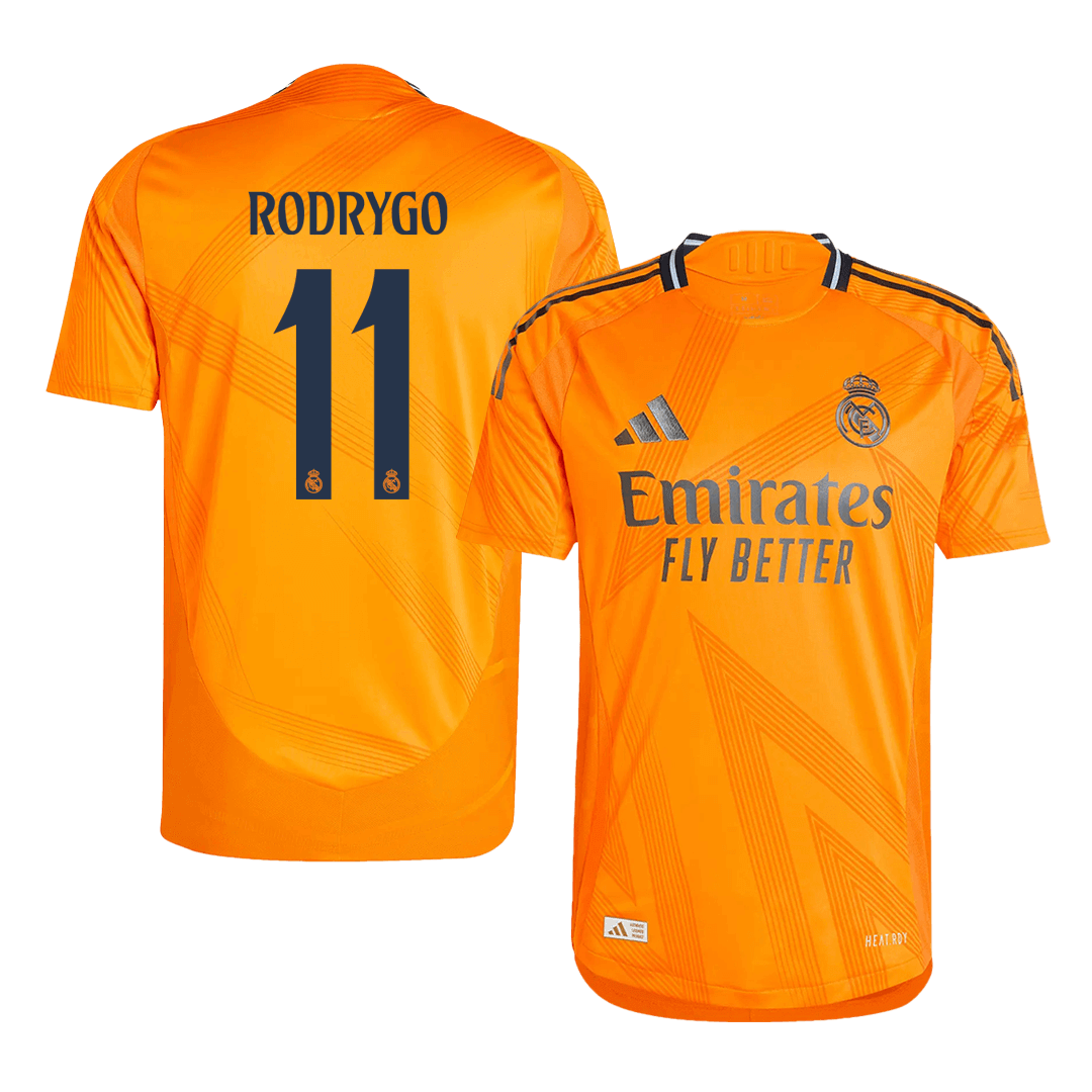 Men's Authentic RODRYGO #11 Real Madrid Away Soccer Jersey Shirt - Player Version - Pro Jersey Shop