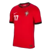 Premium Quality Men's R.LEÃO #17 Portugal Home Soccer Jersey Shirt Euro 2024 - Fan Version - Pro Jersey Shop