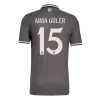 Men's Authentic ARDA GÜLER #15 Real Madrid Third Away Soccer Jersey Shirt 2024/25 - Player Version - Pro Jersey Shop