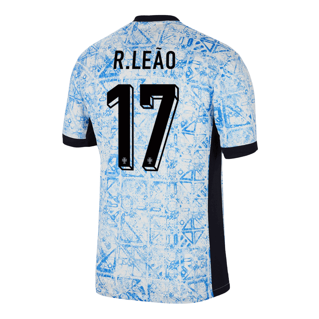 Men's R.LEÃO #17 Portugal Away Soccer Jersey Shirt Euro - Fan Version - Pro Jersey Shop