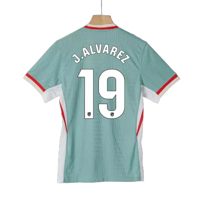 Men's Authentic J.ALVAREZ #19 Atletico Madrid Away Soccer Jersey Shirt 2024/25 - Player Version - Pro Jersey Shop