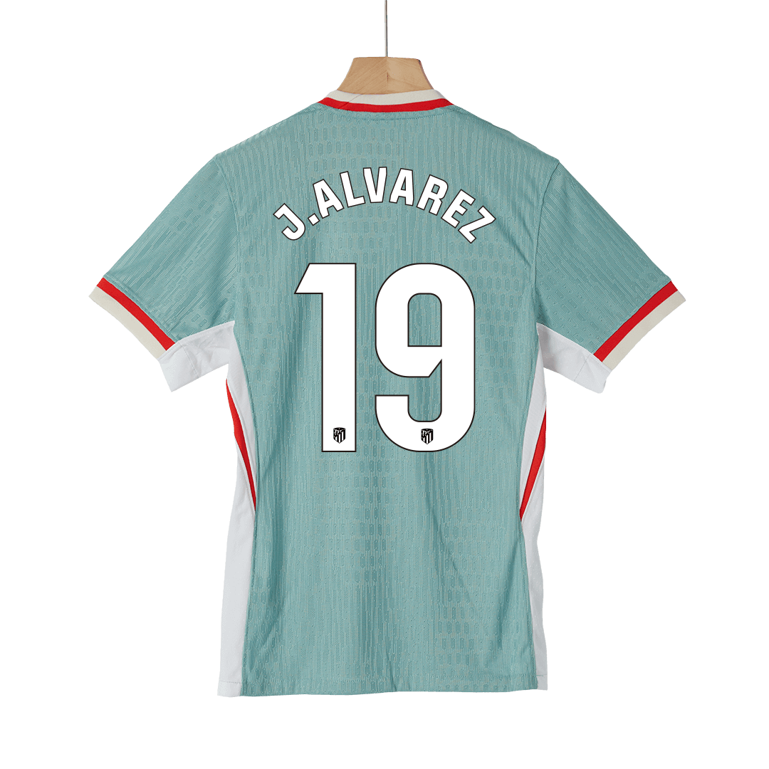 Atletico Madrid J.ALVAREZ #19 Away Soccer Match Jersey - Pro Jersey Shop