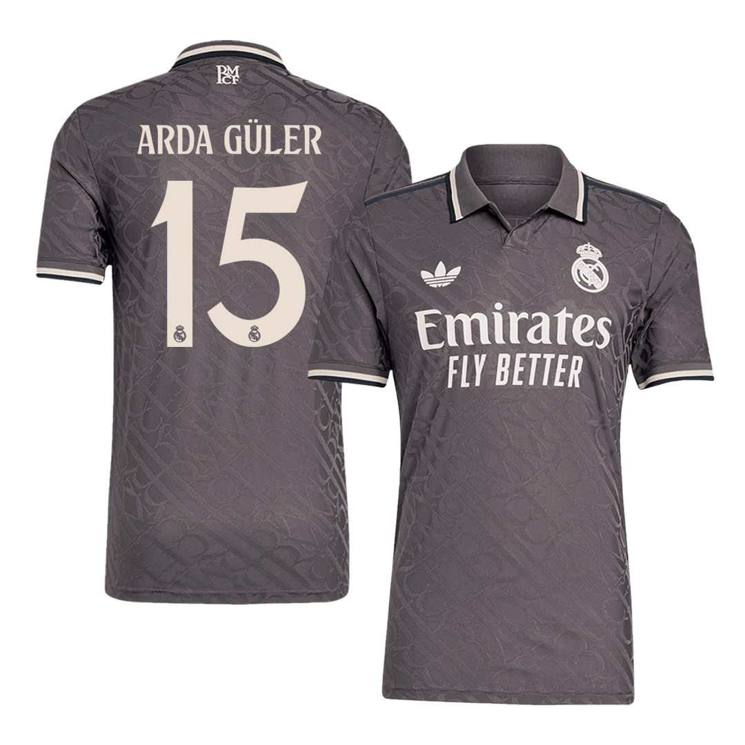 Real Madrid ARDA GÜLER #15 Third Away Soccer Match Jersey - Pro Jersey Shop