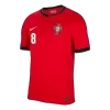 Premium Quality Men's B.FERNANDES #8 Portugal Home Soccer Jersey Shirt Euro 2024 - Fan Version - Pro Jersey Shop