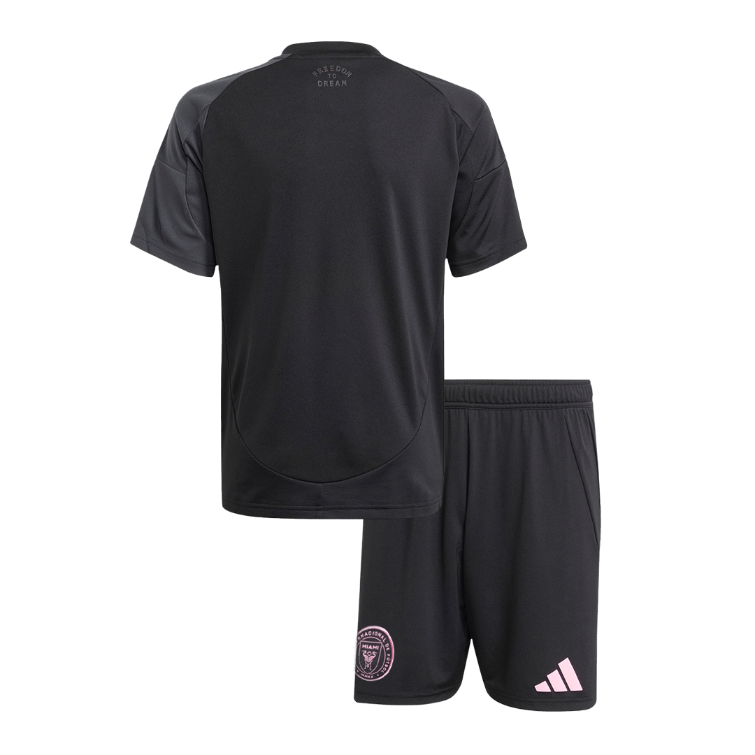 Kids Inter Miami CF Away Soccer Jersey Kit (Jersey+Shorts) 2025 - Pro Jersey Shop