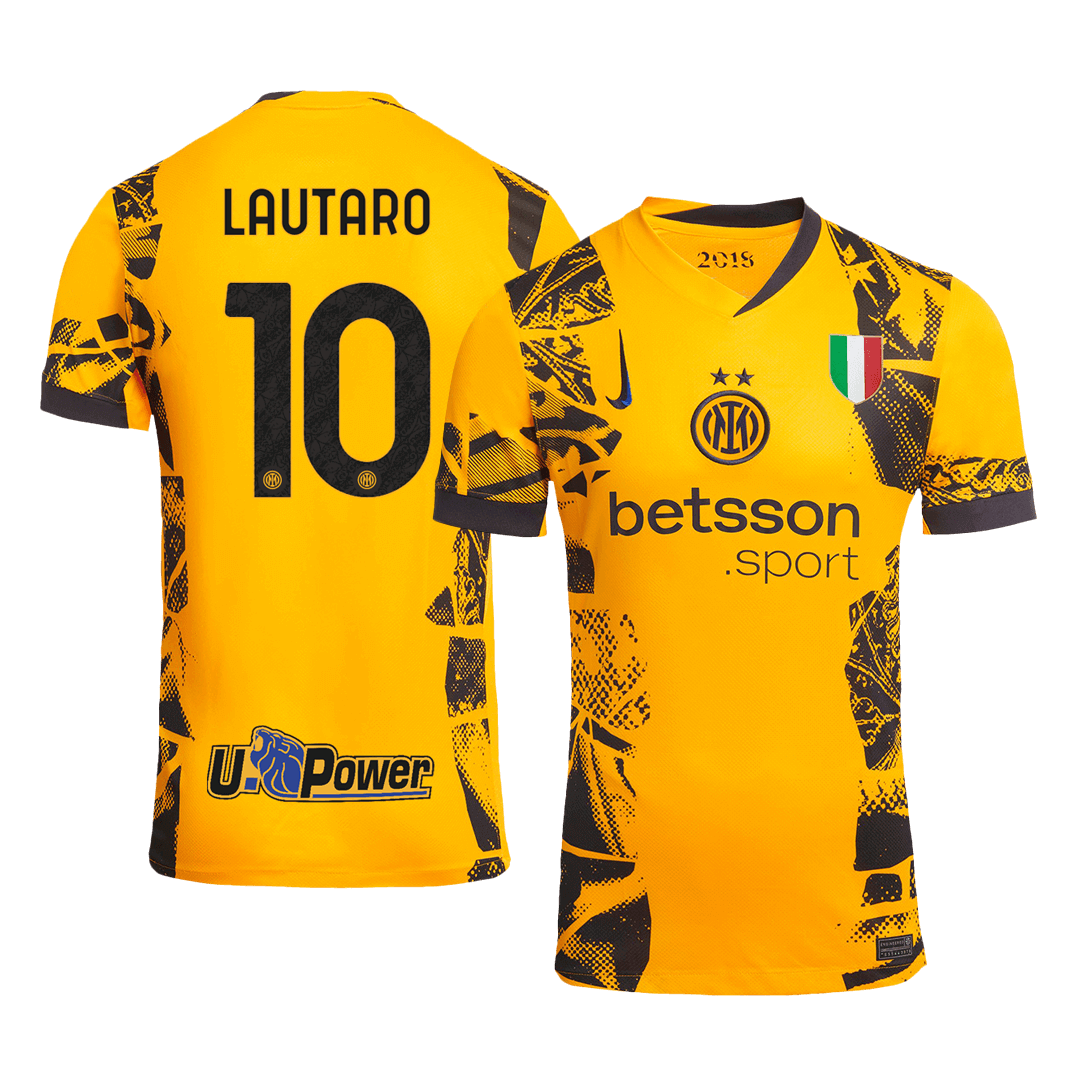 Men's LAUTARO #10 Inter Milan Third Away Soccer Jersey Shirt - Fan Version - Pro Jersey Shop
