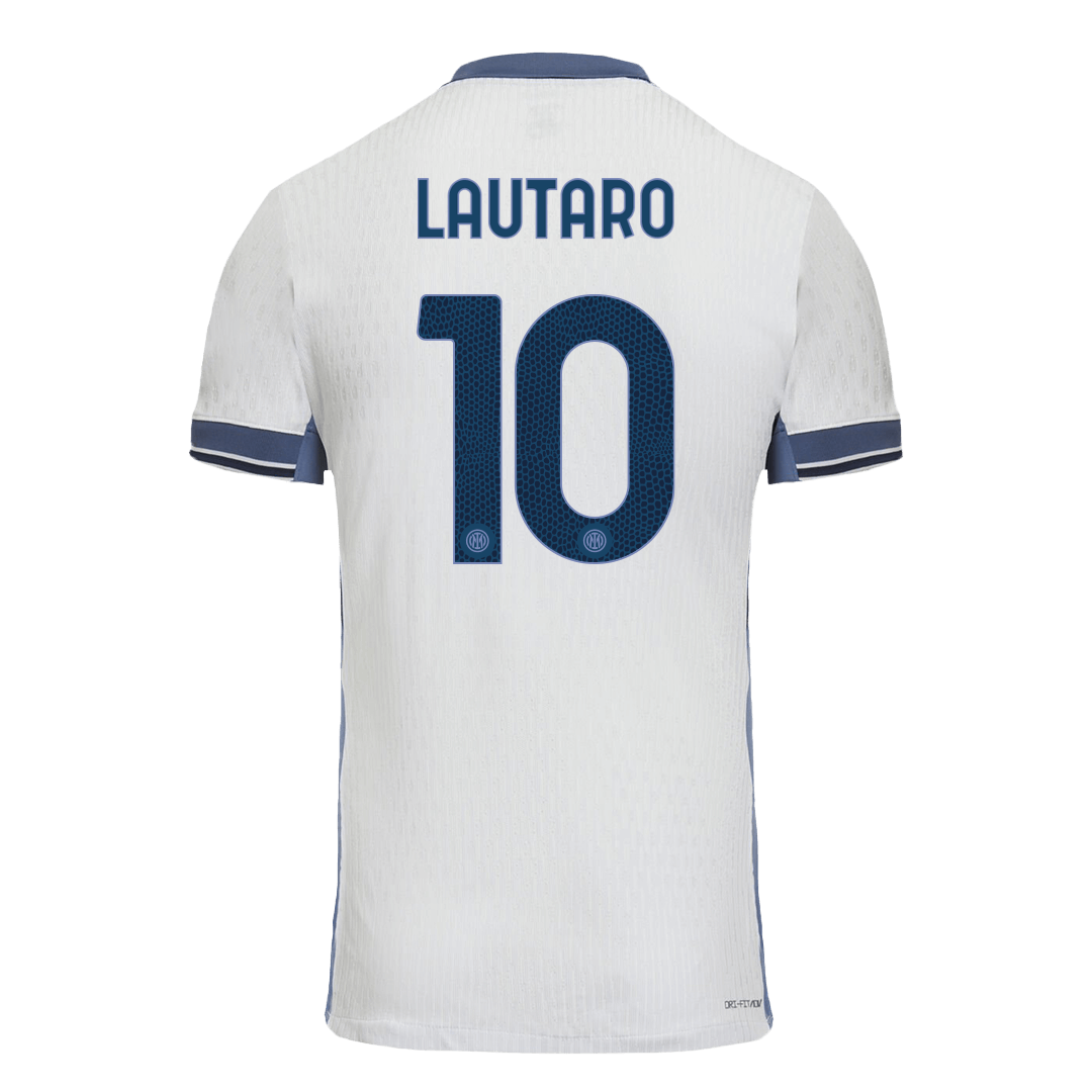 Men's Authentic LAUTARO #10 Inter Milan Away Soccer Jersey Shirt - Player Version - Pro Jersey Shop