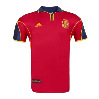 Men's Retro 2000 Spain Home Soccer Jersey Shirt - Pro Jersey Shop